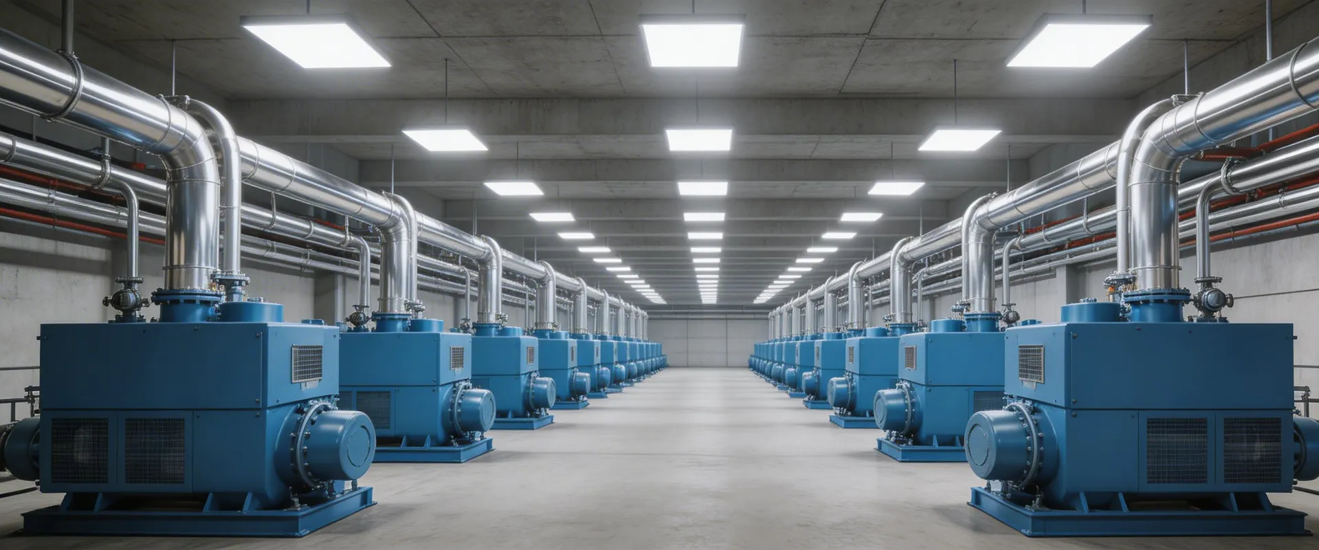 TraneThermal industrial chiller installation